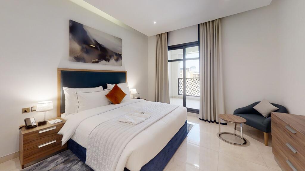 Suha Creek Hotel Apartment, Waterfront Jaddaf, Dubai Bagian luar foto